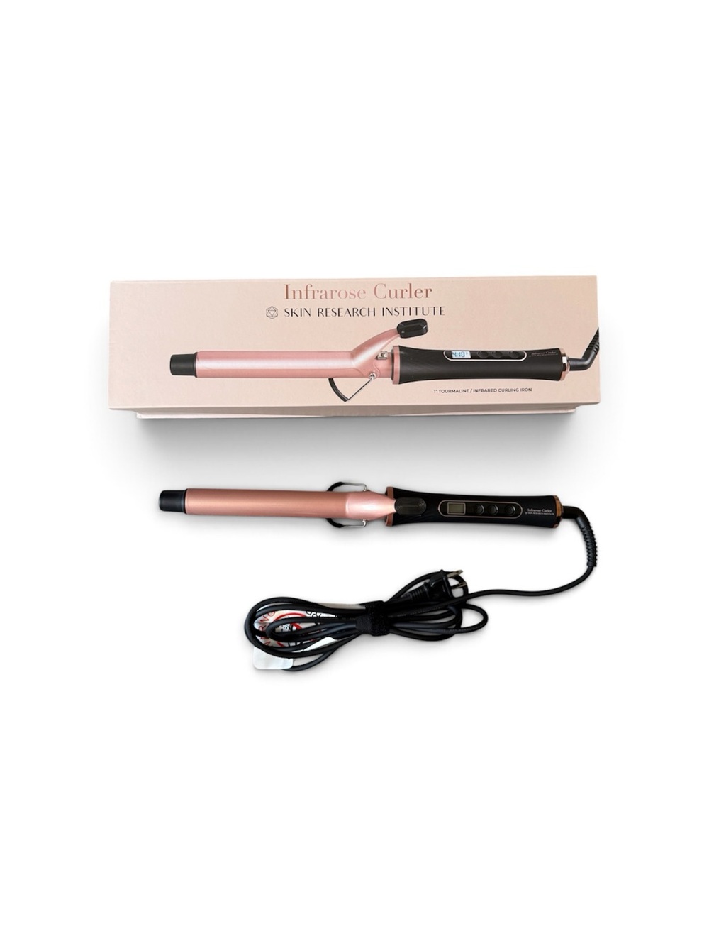 Infrarose Infrared Curler Rose Gold Curling Iron NWOT